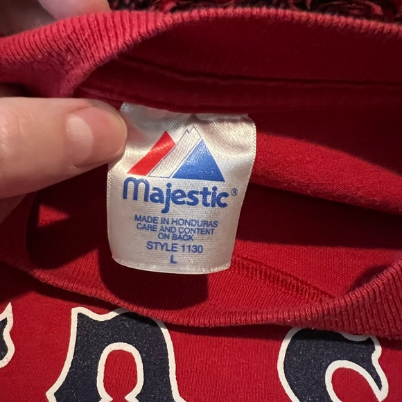 Men’s Majestic Red Sox 34 Ortiz Tee Shirt Size Large - Picture 3 of 6